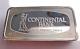 1972 Franklin Mint Continental Bank Philadelphia Pa 2oz+ Sterling Silver Bar