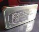 1972 Franklin Mint Greeley National Bank Colorado 2oz+ Sterling Silver Bar
