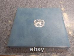 1972 First Day Covers from the United Nations With. 925 Silver Medals
