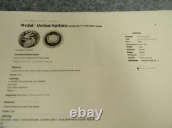 1972 First Day Covers from the United Nations With. 925 Silver Medals