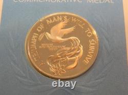 1972 First Day Covers from the United Nations With. 925 Silver Medals