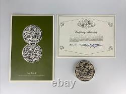 1972 Franklin Mint'Bunraku' Shigemi Kawasumi Sterling Silver Medal Art