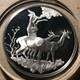 1972 Franklin Mint East African Gerenuks. 925 Silver Proof Medal