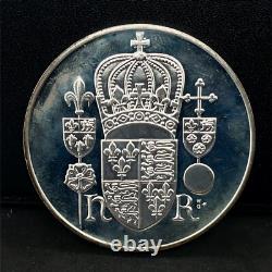1972 Franklin Mint-Henry VI 1422-1461.925 Silver Proof Art Medal 45mm 38.2 Gr