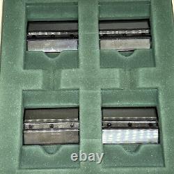 1972 Franklin Mint Holiday Medals Set 4 Sterling Silver Proofs In Box/w Stands