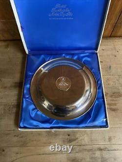 1972 Franklin Mint Mother's Day Plate-solid Sterling Silver Limited Edition