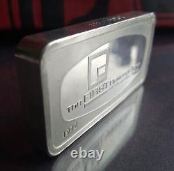 1972 Franklin Mint National Bank Amarillo Texas 2oz+ Sterling Silver Ingot-Bar