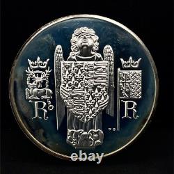 1972 Franklin Mint-Richard II 1377-1399.925 Silver Proof Art Medal 45mm 39.0 Gr
