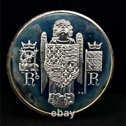 1972 Franklin Mint-Richard II 1377-1399.925 Silver Proof Art Medal 45mm 39.0 Gr