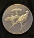 1972 Franklin Mint Robert Bird Mouring Dove 2 Ounce. 925 Silver Proof Art Coin