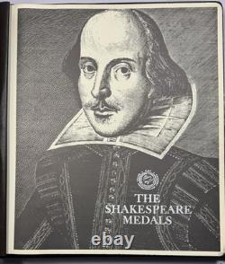 1972 Franklin Mint Silver Shakespeare Medals Set 38 1st Edition 1.25 oz each