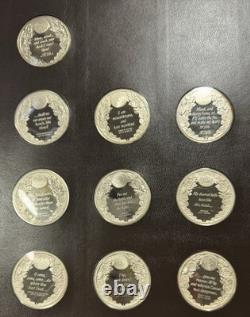 1972 Franklin Mint Silver Shakespeare Medals Set 38 1st Edition 1.25 oz each