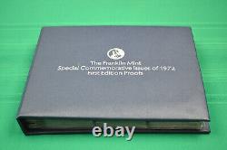 1972 Franklin Mint Special Commemorative Issues Sterling Silver Proofs 36 Pc Set