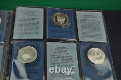1972 Franklin Mint Special Commemorative Issues Sterling Silver Proofs 36 Pc Set