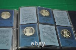 1972 Franklin Mint Special Commemorative Issues Sterling Silver Proofs 36 Pc Set