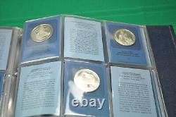 1972 Franklin Mint Special Commemorative Issues Sterling Silver Proofs 36 Pc Set