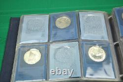 1972 Franklin Mint Special Commemorative Issues Sterling Silver Proofs 36 Pc Set