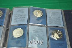 1972 Franklin Mint Special Commemorative Issues Sterling Silver Proofs 36 Pc Set