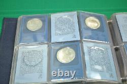 1972 Franklin Mint Special Commemorative Issues Sterling Silver Proofs 36 Pc Set