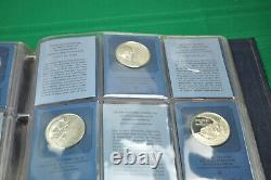1972 Franklin Mint Special Commemorative Issues Sterling Silver Proofs 36 Pc Set
