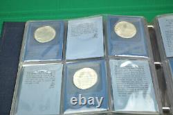 1972 Franklin Mint Special Commemorative Issues Sterling Silver Proofs 36 Pc Set