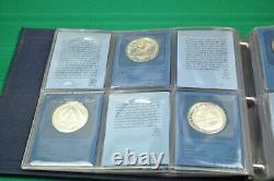 1972 Franklin Mint Special Commemorative Issues Sterling Silver Proofs 36 Pc Set