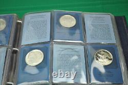 1972 Franklin Mint Special Commemorative Issues Sterling Silver Proofs 36 Pc Set