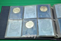 1972 Franklin Mint Special Commemorative Issues Sterling Silver Proofs 36 Pc Set