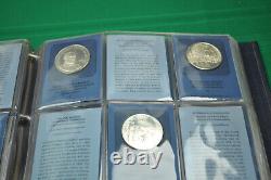 1972 Franklin Mint Special Commemorative Issues Sterling Silver Proofs 36 Pc Set