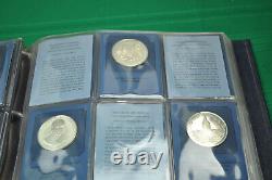 1972 Franklin Mint Special Commemorative Issues Sterling Silver Proofs 36 Pc Set