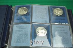 1972 Franklin Mint Special Commemorative Issues Sterling Silver Proofs 36 Pc Set