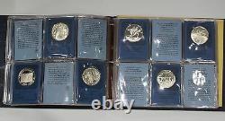 1972 Franklin Mint Special Commemorative Silver Medals First Edition Full 36