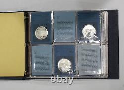1972 Franklin Mint Special Commemorative Silver Medals First Edition Full 36