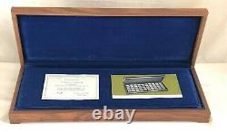 1972 Franklin Mint Sterling Silver 50-state Bankmarked Ingot Set Almost 100 Oz