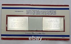 1972 Franklin Mint Sterling Silver Great Flags Of America Set