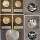 1972 Franklin Mint Sterling Silver Holiday Medals Set Of Four