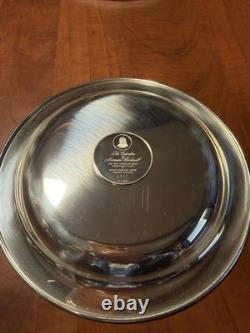 1972 Franklin Mint Sterling Silver plate The Carolers by N. Rockwell COA