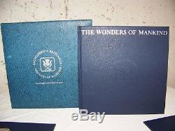 1972 Franklin Mint Wonders of Mankind Silver Set of 24 Silver Medals