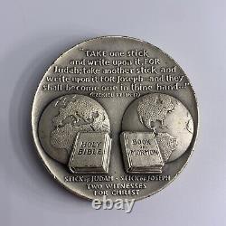 1972 Medallic Art Co. Latter Day Saints. 999 Silver Medal Ralph J. Menconi