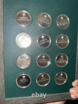 1972 Norman Rockwell Spirit Of Scouting Franklin Mint Sterling Silver, 9.48oz