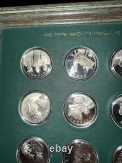 1972 Norman Rockwell Spirit Of Scouting Franklin Mint Sterling Silver, 9.48oz