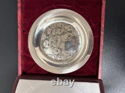 1972 Norman Rockwell Sterling Silver Plate Franklin Mint The Carolers Limited Ed