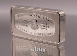 1972 Portland Maine National Bank Franklin Mint 2oz 925 Silver bar bar C3408