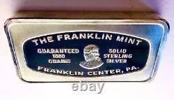 1972 Southern Arizona Bank Franklin Mint 1000 Grains 2oz. Silver Bar