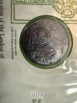 1972 St. Patrick's Day Proof. 999 Silver Medal