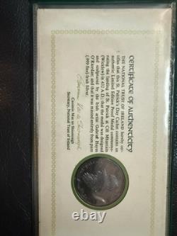 1972 St. Patrick's Day Proof. 999 Silver Medal