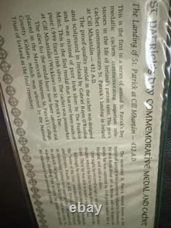 1972 St. Patrick's Day Proof. 999 Silver Medal