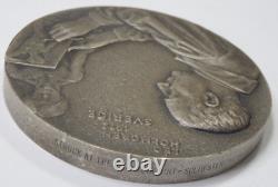 1972 Swedish Artist Leo Holmgren Solid. 925 Silver Medal Franklin Mint 6.76oz