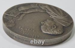 1972 Swedish Artist Leo Holmgren Solid. 925 Silver Medal Franklin Mint 6.76oz
