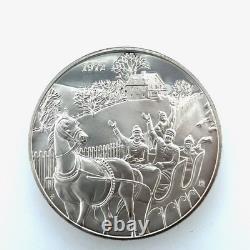 1972 USA Franklin Mint HOLIDAY Home for Christmas Proof Silver Medal-Coin Only